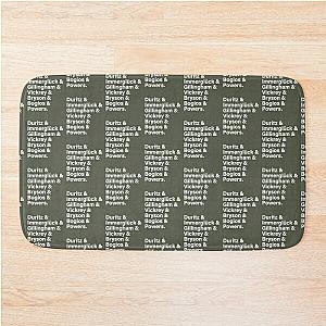 Counting Crows Names  Bath Mat