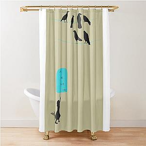 Counting Crows Print Shower Curtain