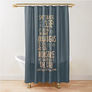 Anna Begins  Counting Crows  Shower Curtain