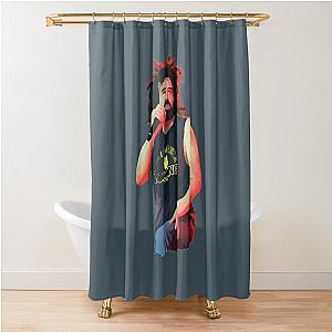 Counting Crows Aadam Duritz Iconic Dreadlocks   Shower Curtain