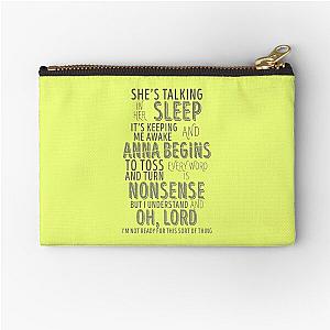 Anna Begins  Counting Crows  Zipper Pouch