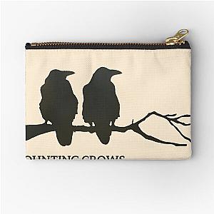 Two crows from Counting Crows band Zipper Pouch