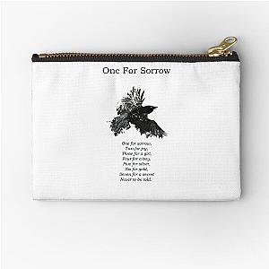 One for Sorrow - Counting crows Zipper Pouch