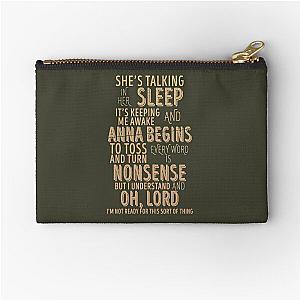 Anna Begins  Counting Crows  Zipper Pouch