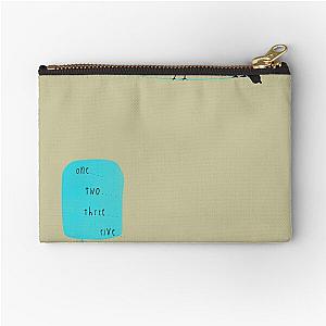 Counting Crows Print Zipper Pouch