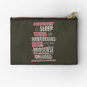 Anna Begins  Counting Crows Zipper Pouch