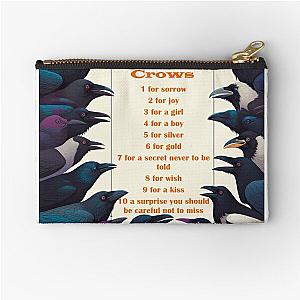 Counting Crows nursery rhyme Zipper Pouch