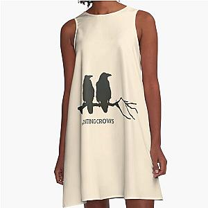 Two crows from Counting Crows band A-Line Dress