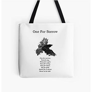 One for Sorrow - Counting crows All Over Print Tote Bag