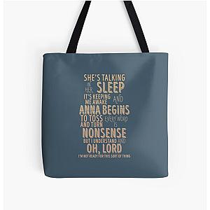 Anna Begins  Counting Crows  All Over Print Tote Bag