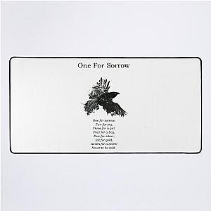 One for Sorrow - Counting crows Desk Mat