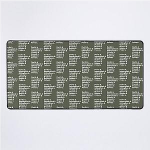 Counting Crows Names  Desk Mat