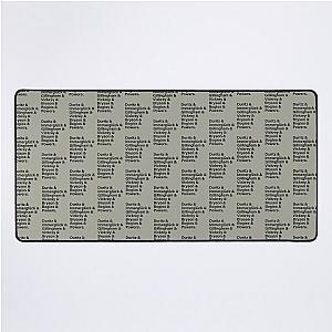 Counting Crows Names Desk Mat