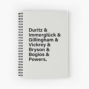 Counting Crows Names Spiral Notebook