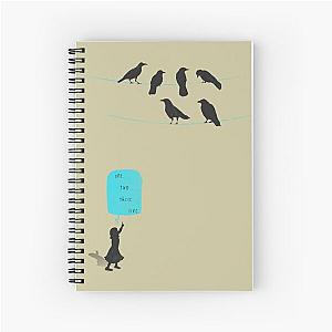 Counting Crows Print Spiral Notebook