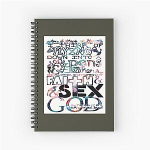 Counting Crows Lyric Music Spiral Notebook