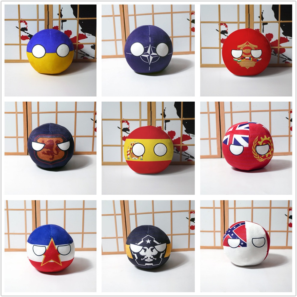 9-20cm Countryball Europe Country Stuffed Toy Plush | Countryball Plush ...