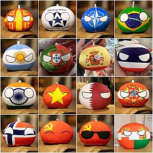 10-45cm Country Ball 35 Countries Stuffed Toy Doll Plush