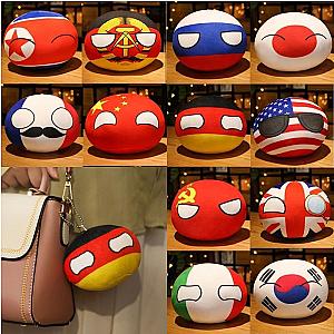 10cm Countryball Cute Doll Stuffed Toy Plush