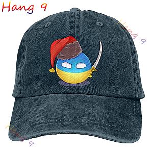 Countryball Ukraine Funny Christmas Santa Hats Classics Baseball Cap