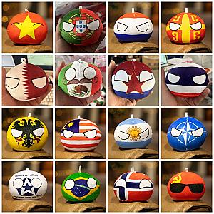 10cm Country Ball Toys Stuffed Doll Plush