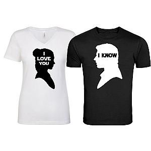 I Love You , I Know Celebrating Anniversary at Disney with custom star couples matching valentine family matching tshirt