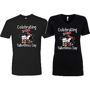 Celebrating Our Valentines Anniversary at Disney couples matching valentine family matching tshirt