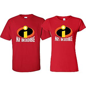 Mrs. Incredible Mr. Incredible  cartoon Halloween , Christmas characters family birthday tshirt  .