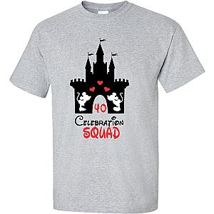 Celebrating Squad  Anniversary at Disney with custom year  couples matching valentine family matching tshirt