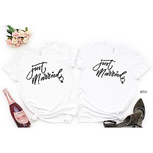 Just Married T-Shirt |  Newlywed T-Shirts | Bride T-Shirt