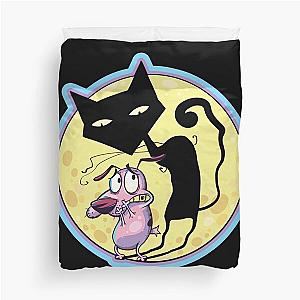 Courage The Cowardly Dog's Katz Shadow Duvet Cover