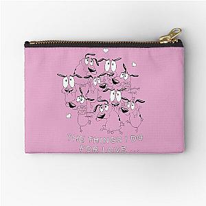 Courage the Cowardly Dog Zipper Pouch