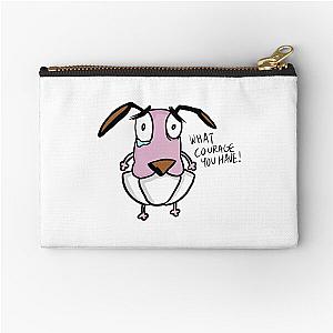 What a great title for a zipper pouch!

Here's the cleaned up title:

What Courage You Have - Zipper Pouch