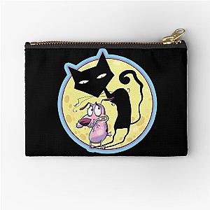 Courage The Cowardly Dog Katz Zipper Pouch