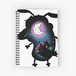 Courage the Cowardly Dog Cartoon Spiral Notebook