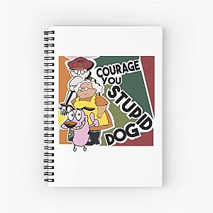 Courage The Cowardly Dog - Courage Spiral Notebook