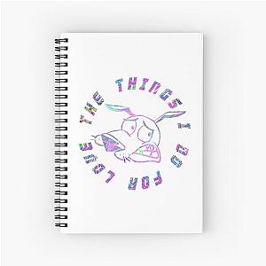 The things I do for love 
 Courage the Cowardly Dog Spiral Notebook