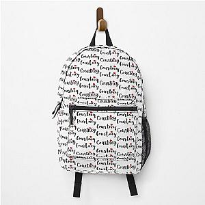 Courtney Name Cute Mini Heart Triple Fonts Backpack