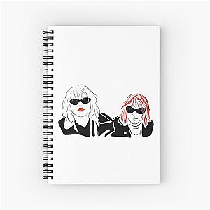 Kurt Cobain Courtney Love  Spiral Notebook