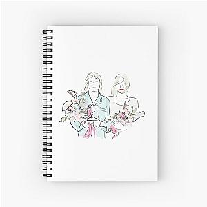 Kurt and Courtney Wedding  Spiral Notebook