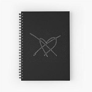 Courtney Love  Heart Logo Hole Spiral Notebook