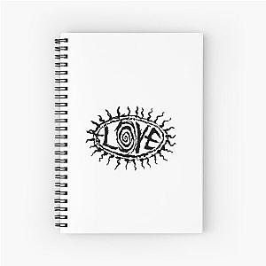 Courtney Love - Love Black  Spiral Notebook