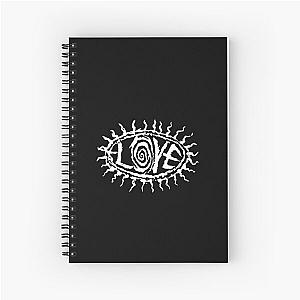 Courtney Love - Love White  Spiral Notebook