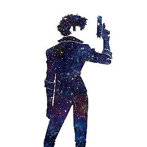 Cowboy Bebop Posters - Cowboy Bebop Poster Canvas Spike Spiegel Silhouette with Gun AM2910