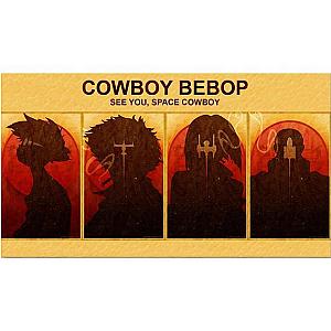 Cowboy Bebop Posters - Cowboy Bebop Poster Canvas Official Merch AM2910