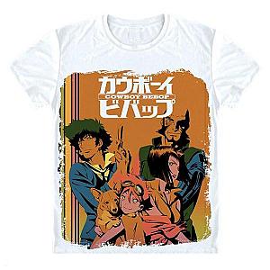 Cowboy Bebop T-Shirts - Cowboy Bebop Shirt Retro Main Cast AM2910