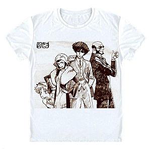 Cowboy Bebop T-Shirts - Cowboy Bebop Shirt Flapper Style Main Characters AM2910