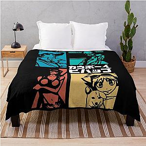 Cowboy Bebop Blanket - Cowboy Bebop Retro Vintage Throw Blanket RB2910