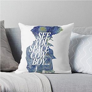 Cowboy Bebop Pillows - See you cowboy Bebop Starry night Throw Pillow Cover RB2910