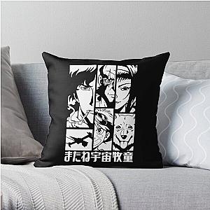 Cowboy Bebop Pillows - Cowboy Bebop Adventure Anime Characters Awesome Design Throw Pillow Cover RB2910